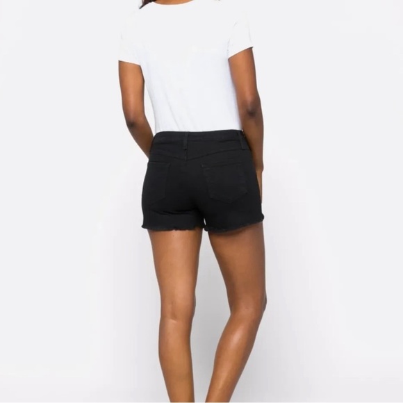 Just black Ancil Frayed Hem Shorts - Picture 4 of 7
